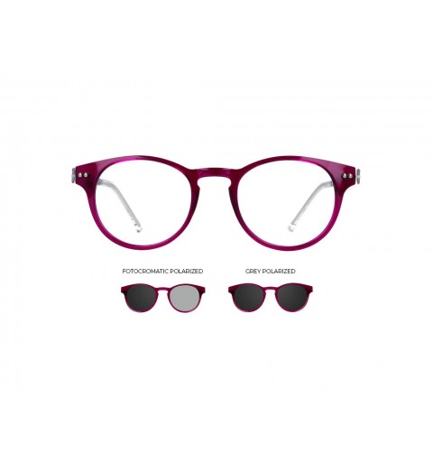 Occhiale da vista iGreenPlus Mod.IGPL039 con lenti AR e Clip Magnetica Sole - 8