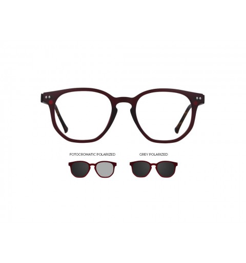 Occhiale da vista iGreenPlus Mod.IGPL038 con lenti AR e Clip Magnetica Sole - 2