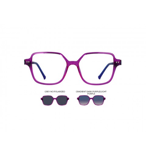 Occhiale da vista iGreenPlus Mod.IGPL032 con lenti AR e Clip Magnetica Sole - 8